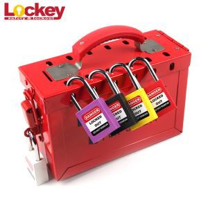 Keselamatan Keluli Portable Loto Group Lockout Tagout Box